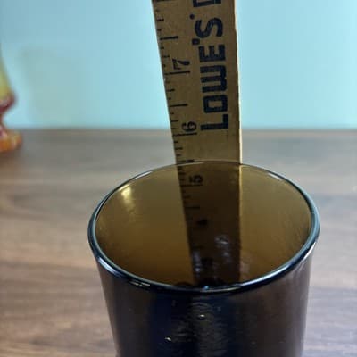 MCM 1970s Vintage Franciscan Madeira Smoke Brown Water Goblet Glasses 5 1/2” - Thumbnail 10