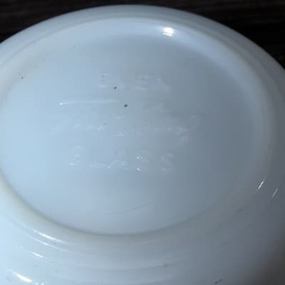 Fire-King Glass Light Blue Azurite Swirl Creamer – Vintage Fire-King Cream Pit - Thumbnail 9