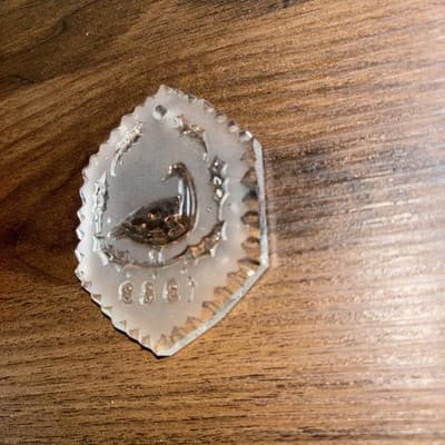Waterford Crystal 1989 Geese a Laying: 12 Days of Christmas Ornaments Original - Thumbnail 9