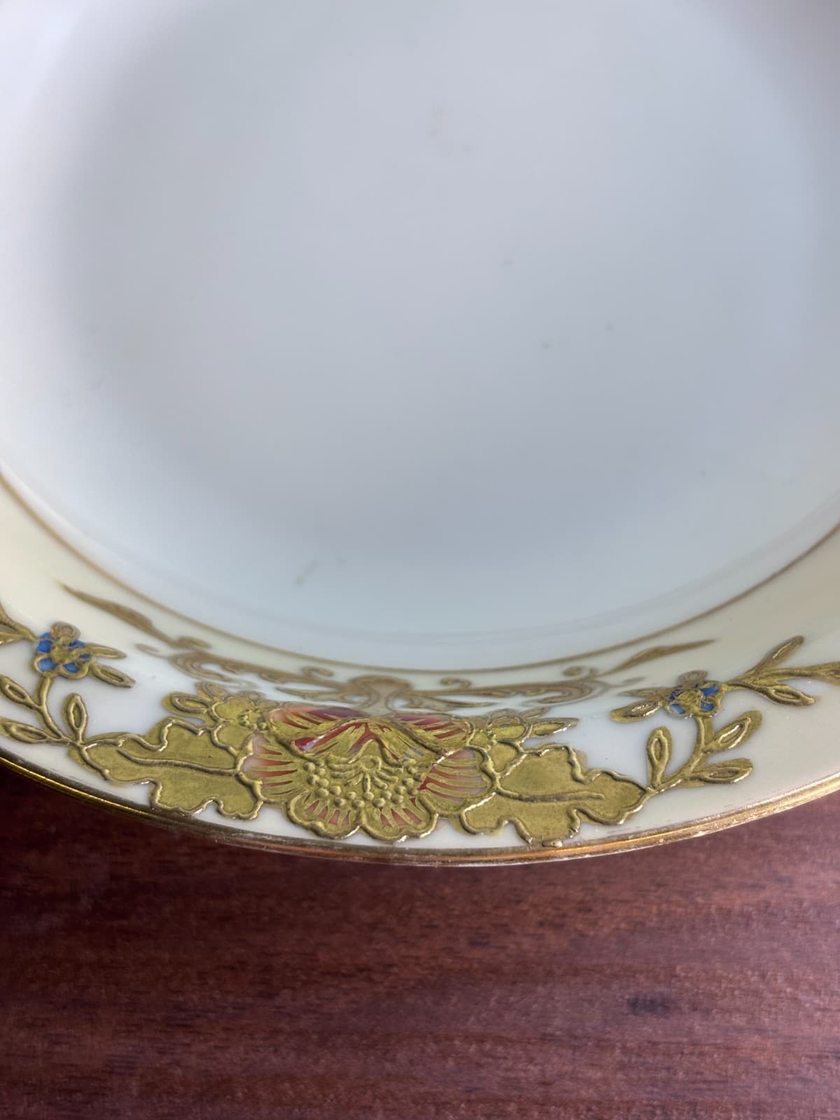 Antique Noritake Porcelain China Lemon Dish Gold Paint Pattern-42200 Circa-1918 - Thumbnail 2
