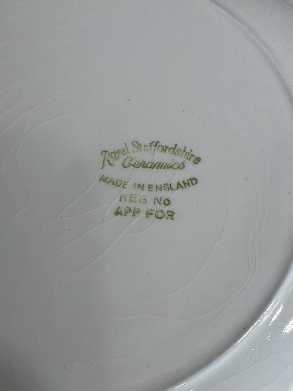 Royal Staffordshire 1962 Calendar Plate Red Transferware God Bless This House 9� - Thumbnail 7