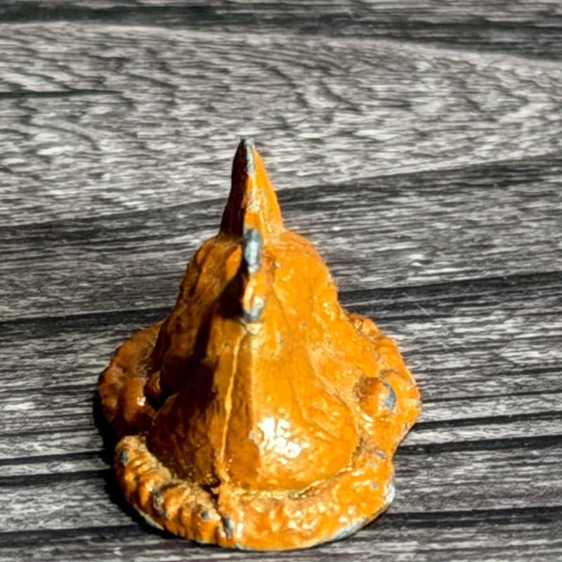 Vintage Barclay Lead Hen on Nest Figurine, 1 Inch - Thumbnail 2