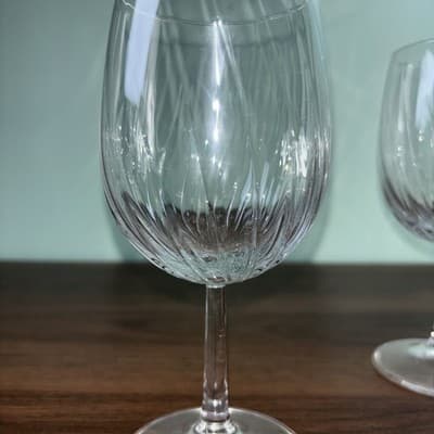 Set of 6 Royal Leerdam Holland Swirl Radiance Wine Glasses Vintage 8.5 oz - Thumbnail 6