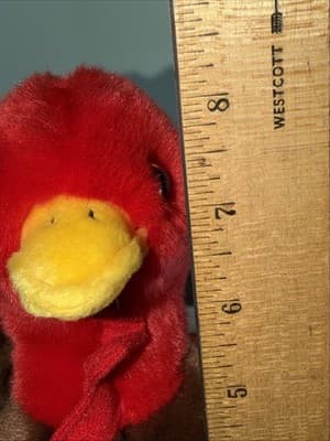 TY Beanie Buddy SOFT GOBBLES THE TURKEY 9" STUFFED ANIMAL Toy 1999 - Thumbnail 13