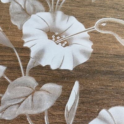 New Hummingbird Etched Lead Crystal Large Serving Platter 12.5” Avon - NOS - Thumbnail 4