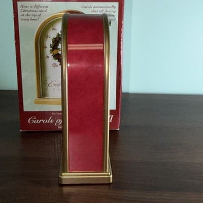 Howard Miller Carols of Christmas II Table Clock Musical Sounds Of The Season - Thumbnail 8
