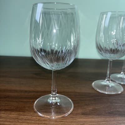 Set of 6 Royal Leerdam Holland Swirl Radiance Wine Glasses Vintage 8.5 oz - Thumbnail 3