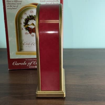 Howard Miller Carols of Christmas II Table Clock Musical Sounds Of The Season - Thumbnail 9