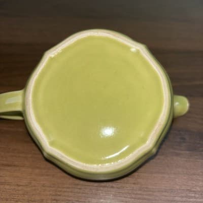 Paden City Minion Creamer Chartreuse Green Cream Sauce Pitcher Lime Gravy VTG - Thumbnail 6