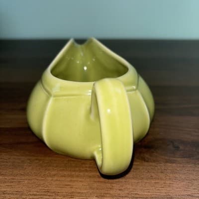 Paden City Minion Creamer Chartreuse Green Cream Sauce Pitcher Lime Gravy VTG - Thumbnail 4
