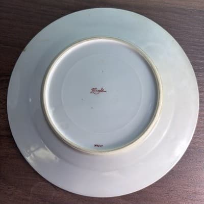 Set Of 2 Vintage Hinode Peach Luster Floral Design Dessert Plate 7 1/4” - Thumbnail 9
