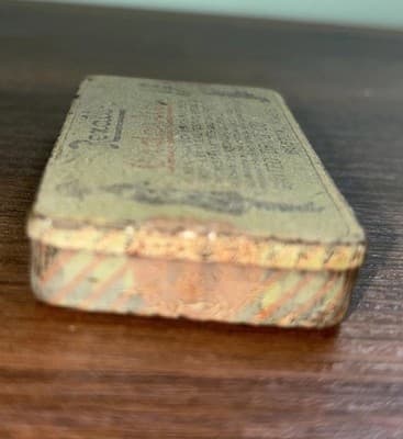 RARE antique 1900s 1910s Rexall Orderlies GRAPHIC TIN laxatives medical United M - Thumbnail 6