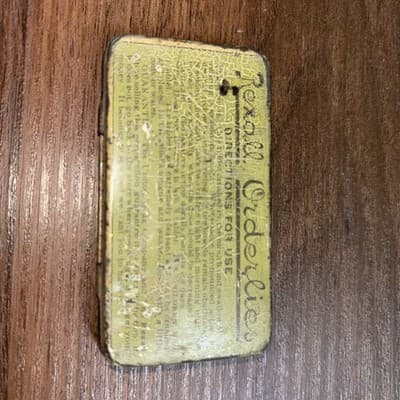 RARE antique 1900s 1910s Rexall Orderlies GRAPHIC TIN laxatives medical United M - Thumbnail 7