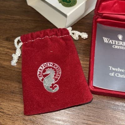 Waterford Crystal 1987 - Four Calling Birds Ornament- 12 Days of Christmas-Boxed - Thumbnail 2