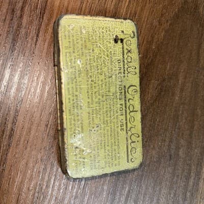 RARE antique 1900s 1910s Rexall Orderlies GRAPHIC TIN laxatives medical United M - Thumbnail 9