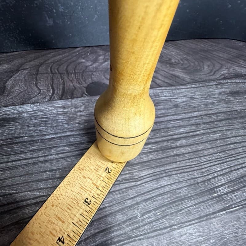 Vintage Rustic Hand Carved Wooden Mortar and Pestle Set for Herbs and Spices - Thumbnail 15