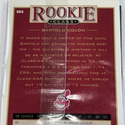 1997 Collector's Choice Baseball CLEVAND INDIANS Factory Sealed Team Set - Thumbnail 7
