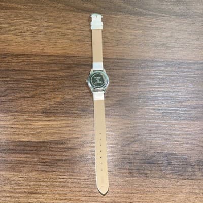 Disney Women's MCK308 Minnie Mouse Nurse White Strap Watch Heart Seconds Hand - Thumbnail 7