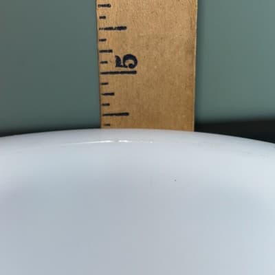 Vintage Glasbake for Sunbeam Milk Glass Mixing Bowl Spout-6.5" Replacement - Thumbnail 9