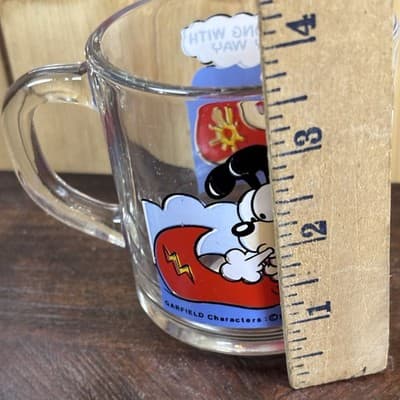 Vintage McDonald’s Garfield & Odie Glass Mug “I’m Easy to Get Along With�� - Thumbnail 8