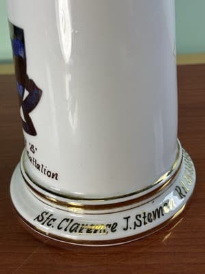 Beer Stein 102nd Signal Battalion Nude Lady Lithophane Lidded 1958 60 Germany - Thumbnail 10