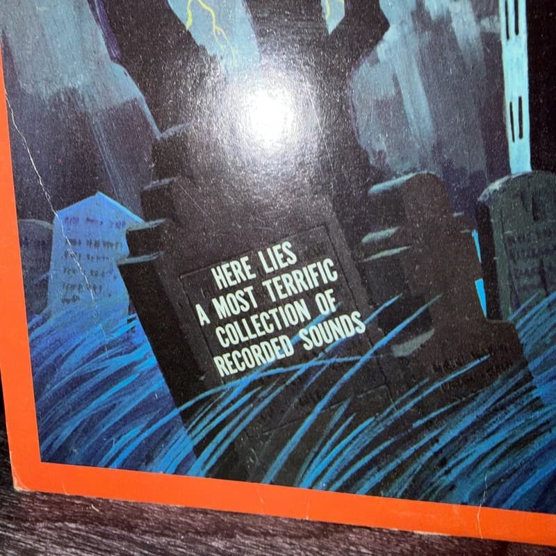 Chilling, Thrilling Sounds Of The Haunted House Vintage Vinyl LP Disneyland DQ-1 - Thumbnail 4