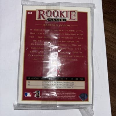 1997 Collector's Choice Baseball CLEVAND INDIANS Factory Sealed Team Set - Thumbnail 5