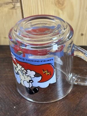 Vintage McDonald’s Garfield & Odie Glass Mug “I’m Easy to Get Along With�� - Thumbnail 7
