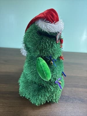 Dancing Singing Christmas Tree Plush Rockin Around The Christmas Tree VIDEO - Thumbnail 8