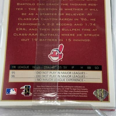 1997 Collector's Choice Baseball CLEVAND INDIANS Factory Sealed Team Set - Thumbnail 6