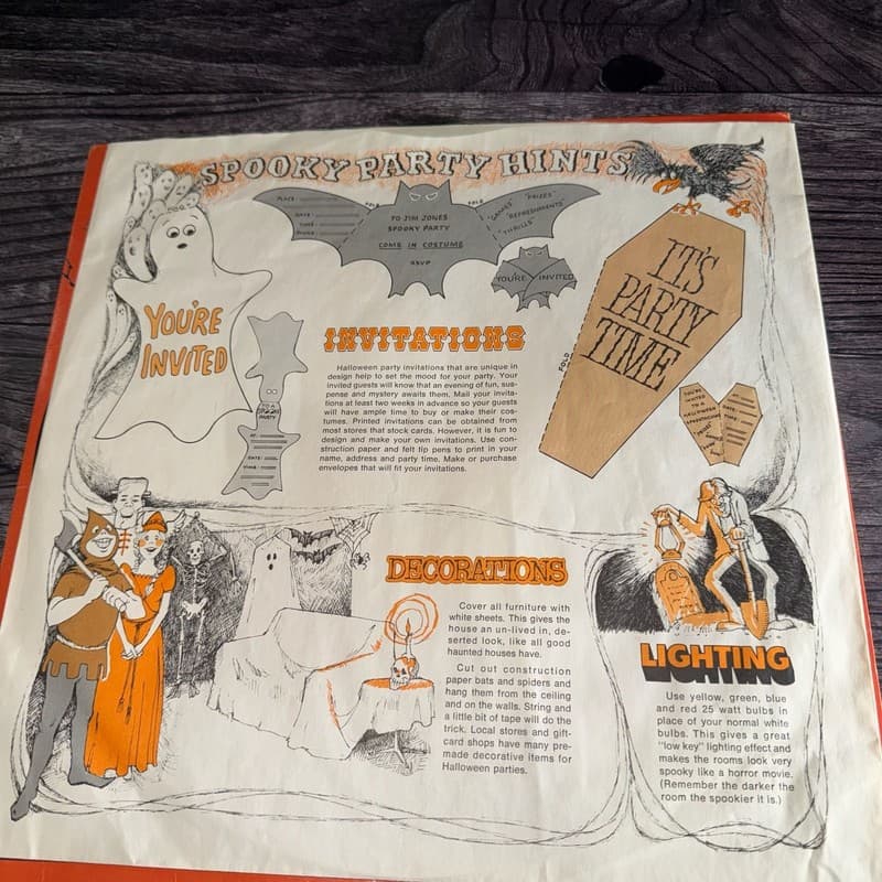 Chilling, Thrilling Sounds Of The Haunted House Vintage Vinyl LP Disneyland DQ-1 - Thumbnail 13