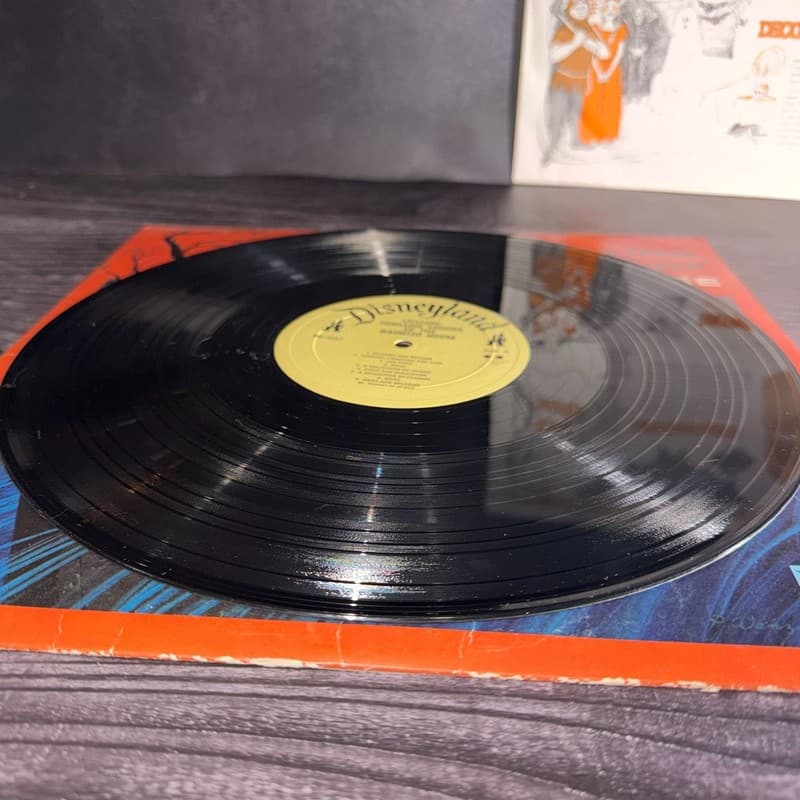Chilling, Thrilling Sounds Of The Haunted House Vintage Vinyl LP Disneyland DQ-1 - Thumbnail 14