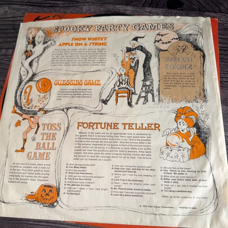 Chilling, Thrilling Sounds Of The Haunted House Vintage Vinyl LP Disneyland DQ-1 - Thumbnail 12