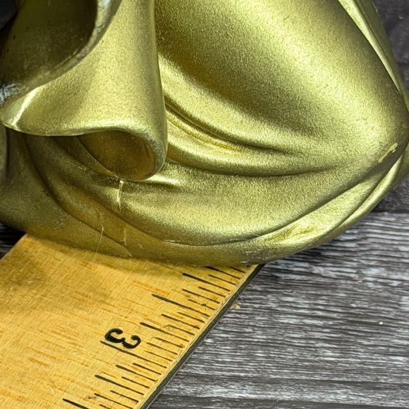Vintage Italian Gold Painted Resin Kneeling Praying Winged Cherub Angel Figurine - Thumbnail 11