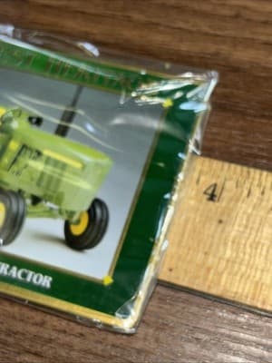 Harvest Heritage 1995 John Deere Tractor Metal Trading Collector Cards Sealed - Thumbnail 6