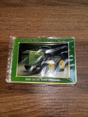 Harvest Heritage 1995 John Deere Tractor Metal Trading Collector Cards Sealed - Thumbnail 16