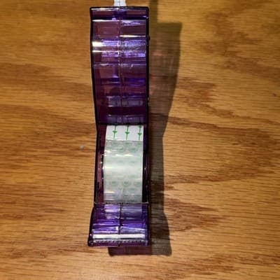 Vintage Purple Unicorn Desk Fun Refillable Tape Dispenser Clear Tape 3/4 Inch - Thumbnail 5
