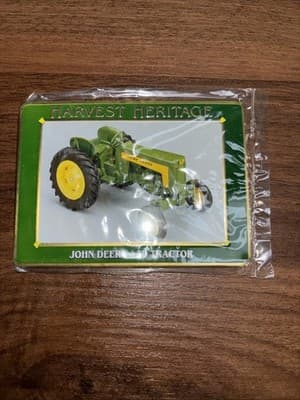 Harvest Heritage 1995 John Deere Tractor Metal Trading Collector Cards Sealed - Thumbnail 10