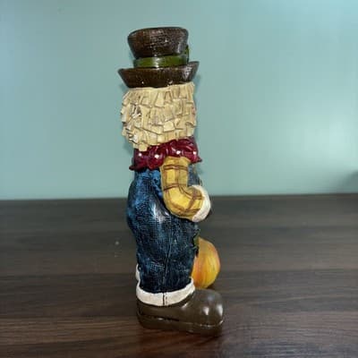 Harvest Fall Decor Figurine-Farmer With Welcome To Our Patch Sign 8 “ Tall - Thumbnail 6