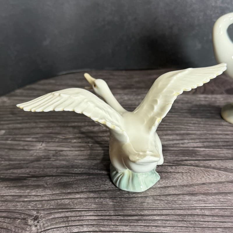Vintage Lladro Porcelain Geese Figurines Set of 3 - Retired Spain (#4551, #4552, - Thumbnail 11