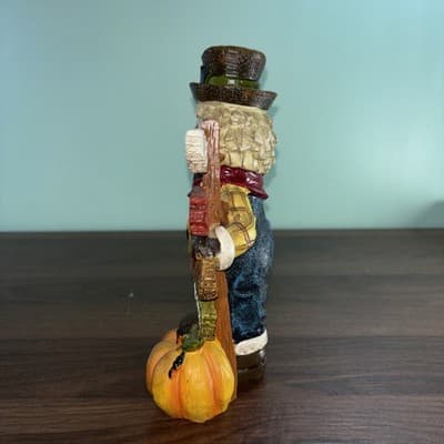 Harvest Fall Decor Figurine-Farmer With Welcome To Our Patch Sign 8 “ Tall - Thumbnail 9