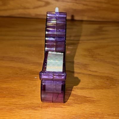 Vintage Purple Unicorn Desk Fun Refillable Tape Dispenser Clear Tape 3/4 Inch - Thumbnail 4