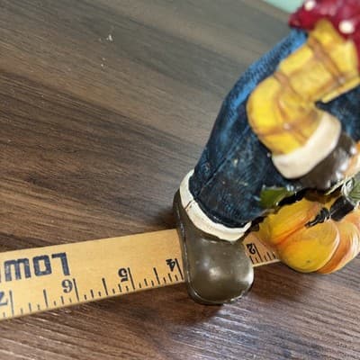 Harvest Fall Decor Figurine-Farmer With Welcome To Our Patch Sign 8 “ Tall - Thumbnail 12