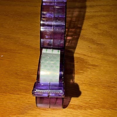 Vintage Purple Unicorn Desk Fun Refillable Tape Dispenser Clear Tape 3/4 Inch - Thumbnail 7