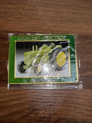 Harvest Heritage 1995 John Deere Tractor Metal Trading Collector Cards Sealed - Thumbnail 12