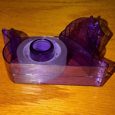 Vintage Purple Unicorn Desk Fun Refillable Tape Dispenser Clear Tape 3/4 Inch - Thumbnail 8
