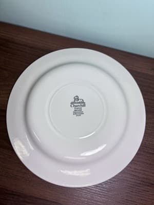 Churchill England Blue Willow Dinner Plate Excellent Condition Replacement VTG - Thumbnail 7