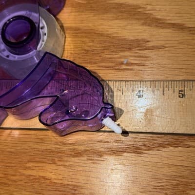 Vintage Purple Unicorn Desk Fun Refillable Tape Dispenser Clear Tape 3/4 Inch - Thumbnail 10