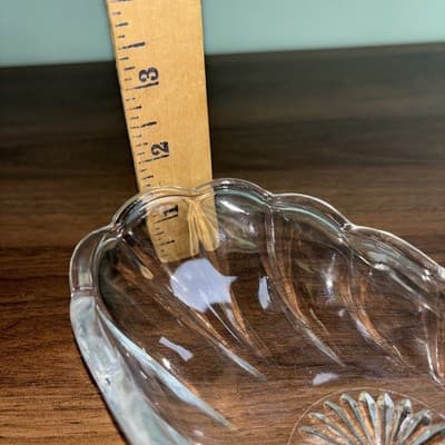 Vintage Heisey Clear Glass Oval Candy Nut Relish Dish Colonial Pattern - Thumbnail 11