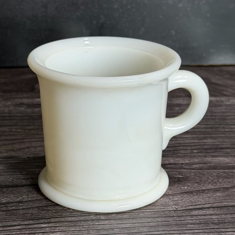 Milk Glass Shaving Mug White Restaurant Ware